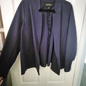 Eloquii Women's Deep Blue Blazer